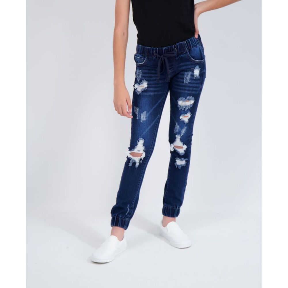 Gogo Jeans Big Girls Elastic Waistband Joggers